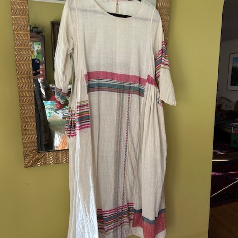 Colorful Injiri Cotton Dress - large
